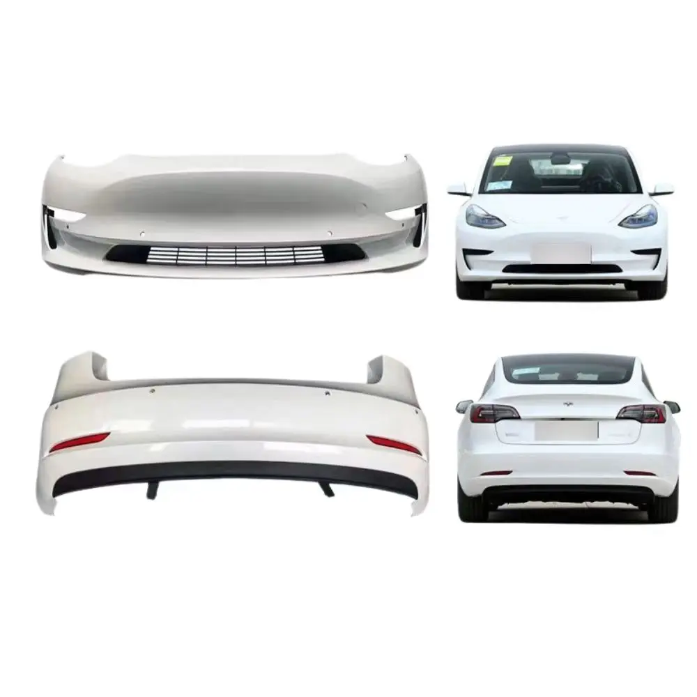 For 2019-2022 Tesla Model3 Model Y Car Bumpers Front And Rear Bumper For Tesla Model Y And Model3