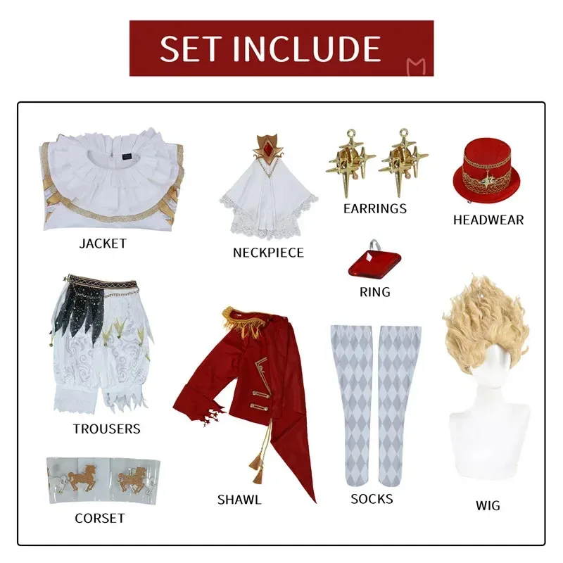 아이덴티티 5 Hullabaloo 코스프레 의상 할로윈 의상 게임 유니폼