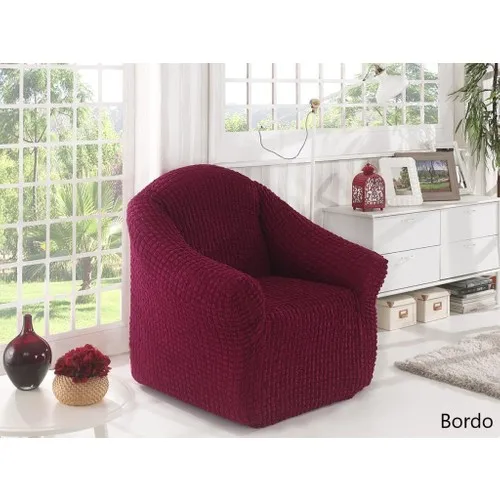 Karna Home Strech Single Seat Cover Maroon