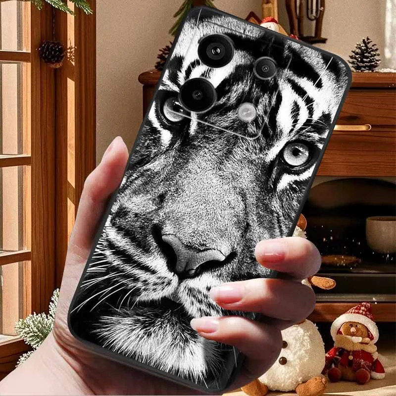 For Xiaomi Redmi Note 13 Pro 5G Case Note 13 Wolf Lion Soft TPU Silicone Back Case For Redmi Note 13 Pro Plus 5G Covers Note13 image 5
