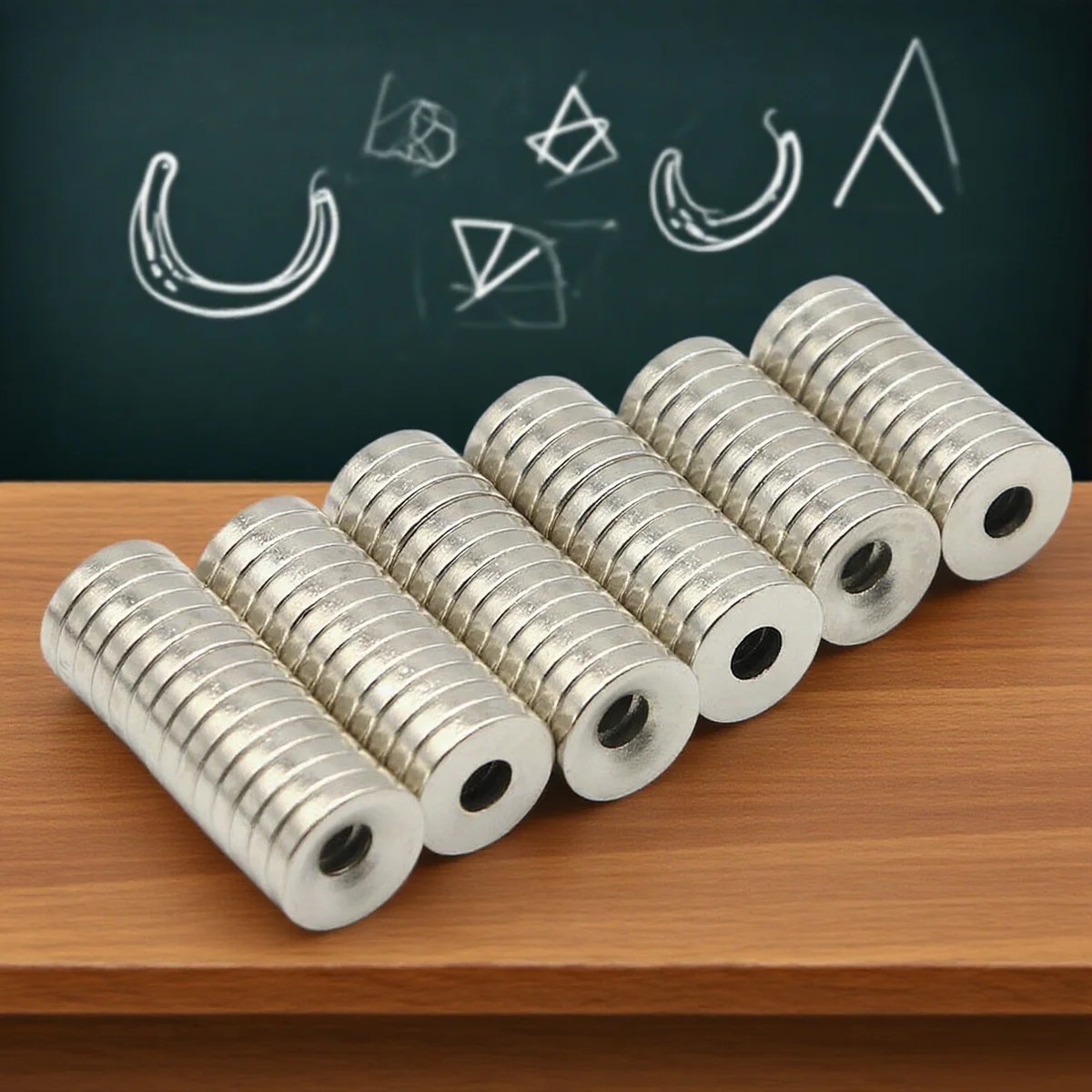 

15x3-5mm Small Magnets With Holes imanes para manualidades for Refrigerator, Office - Practical Mini Magnets for Daily Use