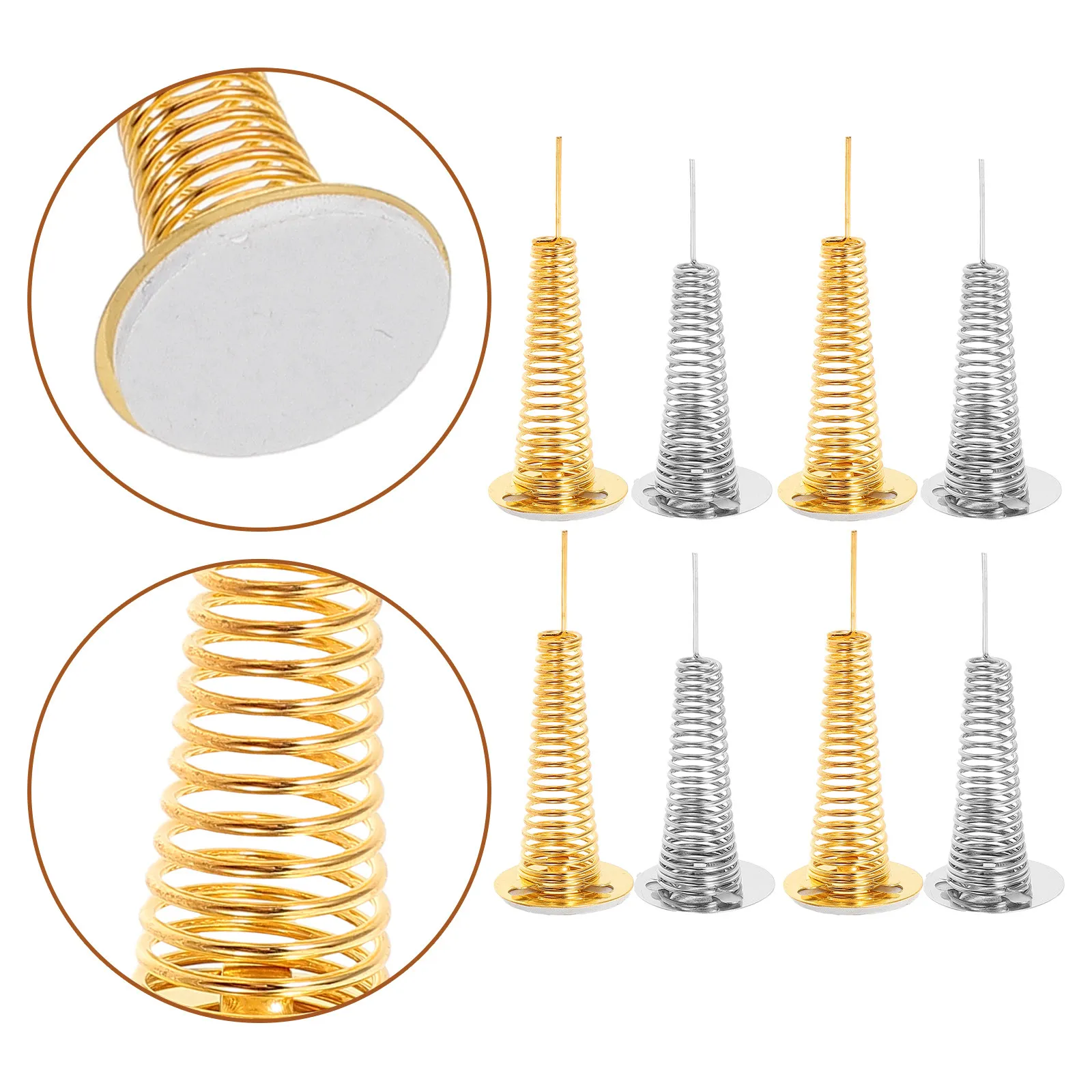 

20Pcs Wobble Base Spring Stand Easy Assembly Ultralight Stone Plastic Clay for Dashboard Decor DIY Shaking Head Figures Swing