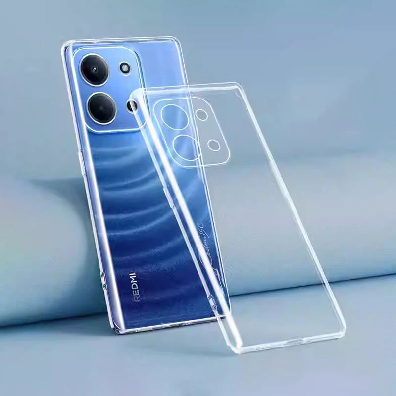 

Clear Phone Case for Redmi 15C 4G 5G High Qualtiy Soft Silicone Transparent Thin Original Lens Protective Back Cover Accessories
