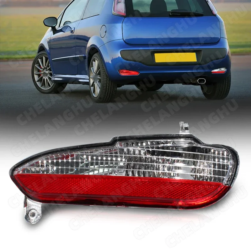 

1Pc Right Side For Fiat PUNTO EVO (199) 2009 2010 2011 2012 Rear Bumper Reflector Light without bulb 51854694