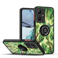 Hot30i Forest Canopy Skin-feel Ring Phone Case For Infinix Hot 40 30 20 11 10 Play NFC Note 40 30 12 Pro Smart 6 HD Cover