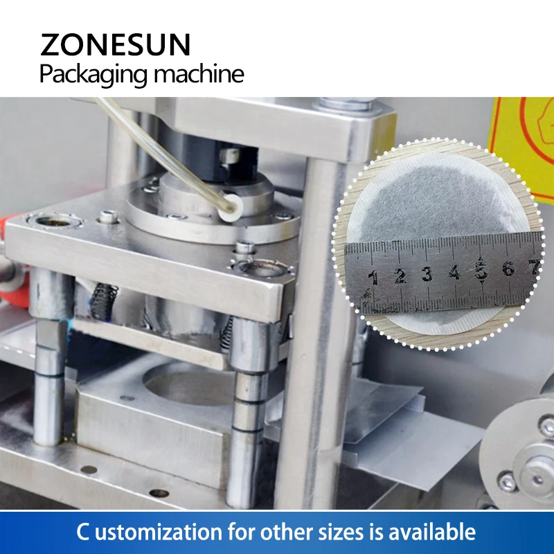 ZONESUN Automatic Teabag Packaging Machine Granule Powder Tea Leaves Coffee Beans Filling and Sealing Production Line ZS-GPT1