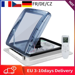 10/3 Velocidade Ventilador RV Chuva Sensor Controle Remoto Caravan RV Telhado Clarabóia Motorhomes Vents 12V Camper Veículo Elétrico RV Ventiladores 10 principais vendas móveis para autocaravanas - №7