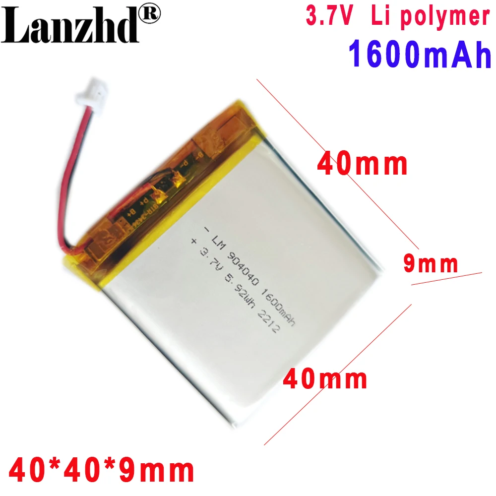 3.7V Polymer battery 904040 For Beauty device Bluetooth speaker Smart home Beauty instrument massage instrument lithium battery