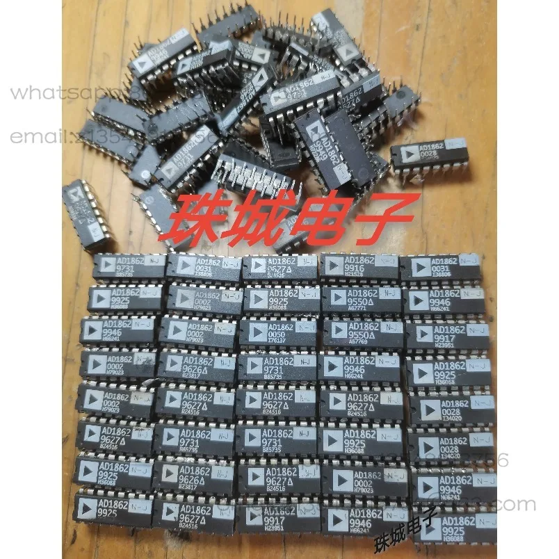 AD1862N-J Audio Decoding Chip 20-Bit Fever DAC Conversion Chip, Can Be Paired with Audio Upgrade Components