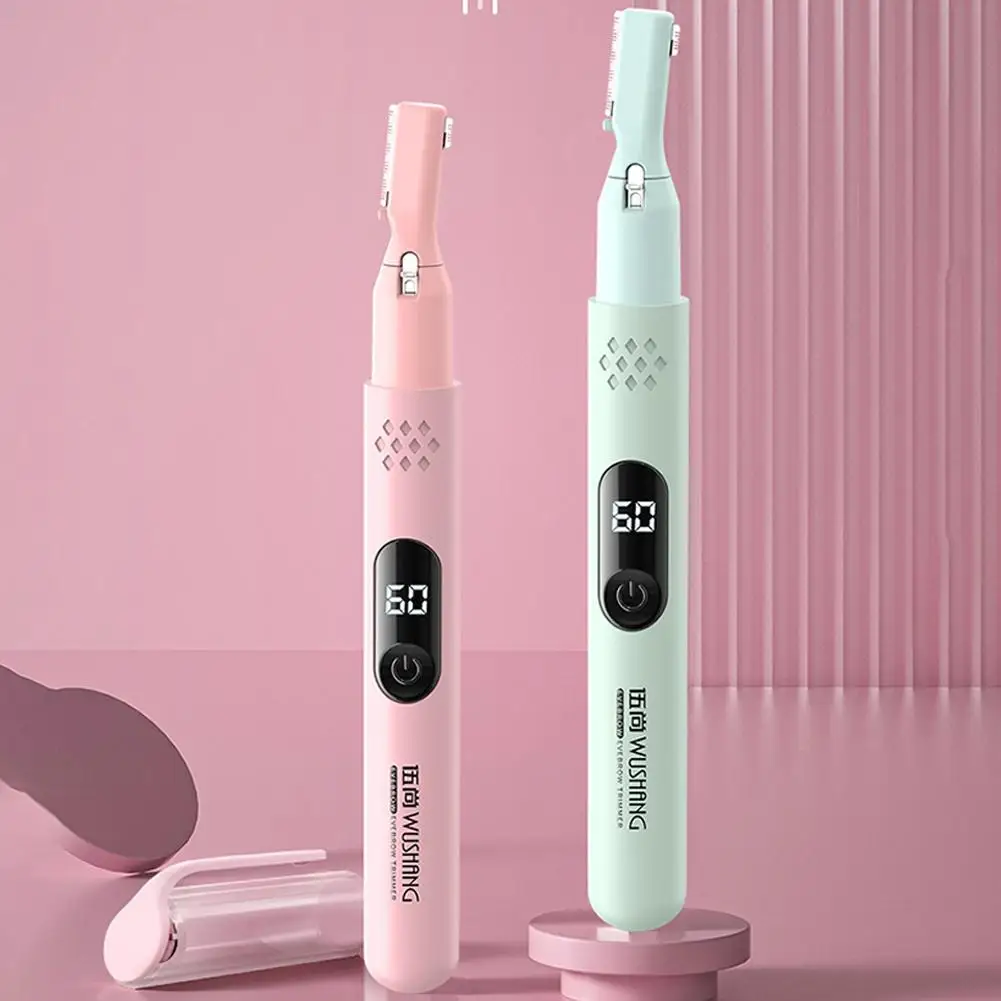Usb recarregável multifuncional elétrico sobrancelha trimmer corpo sobrancelha cabelo portátil aparar removedor barbeador masculino lavável w c2j0