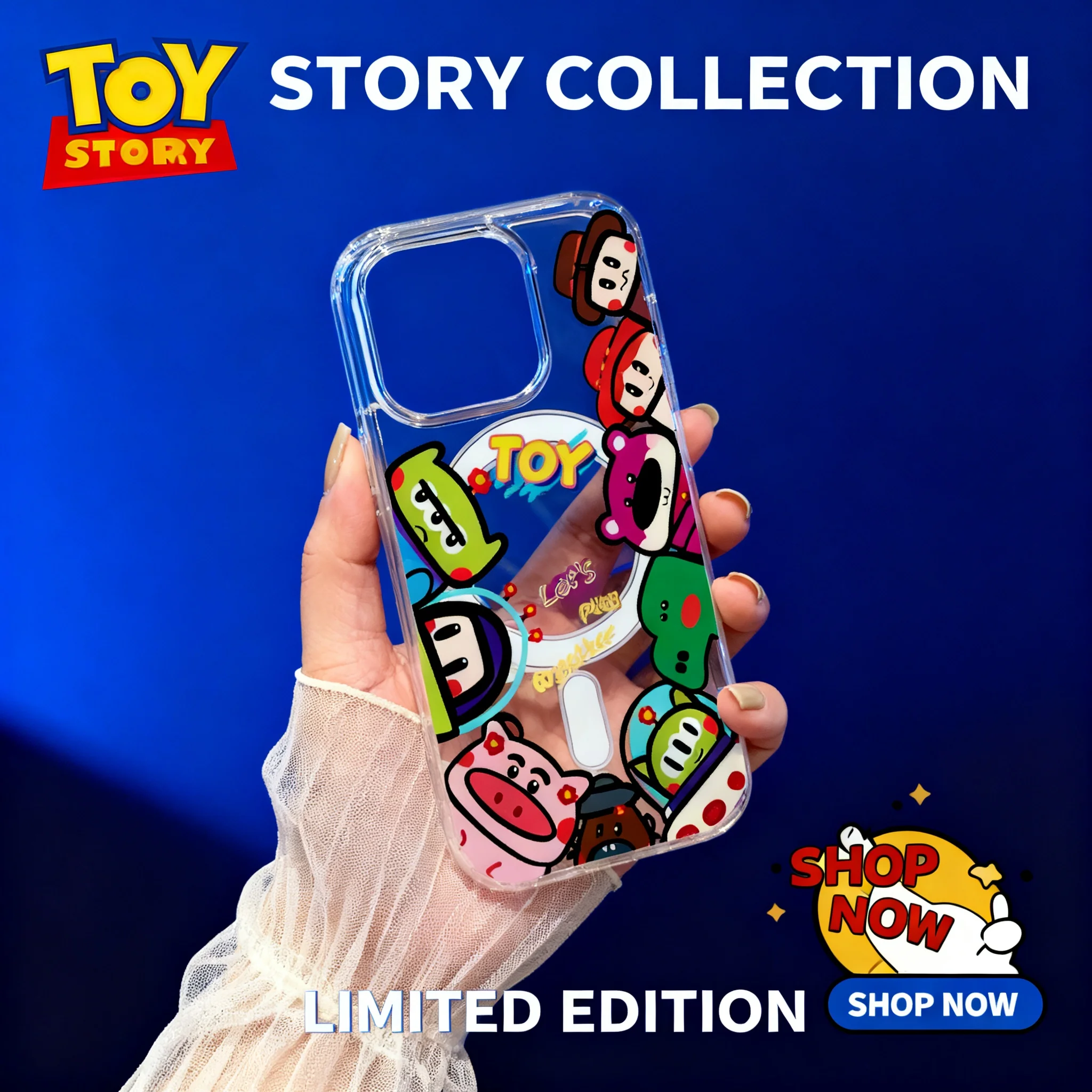 

Чехол для iPhone 17 Pro Max «История игрушек», магнитный жесткий чехол для iPhone 16 Pro, противоударный защитный чехол для iPhone 15, 14, 13, 12