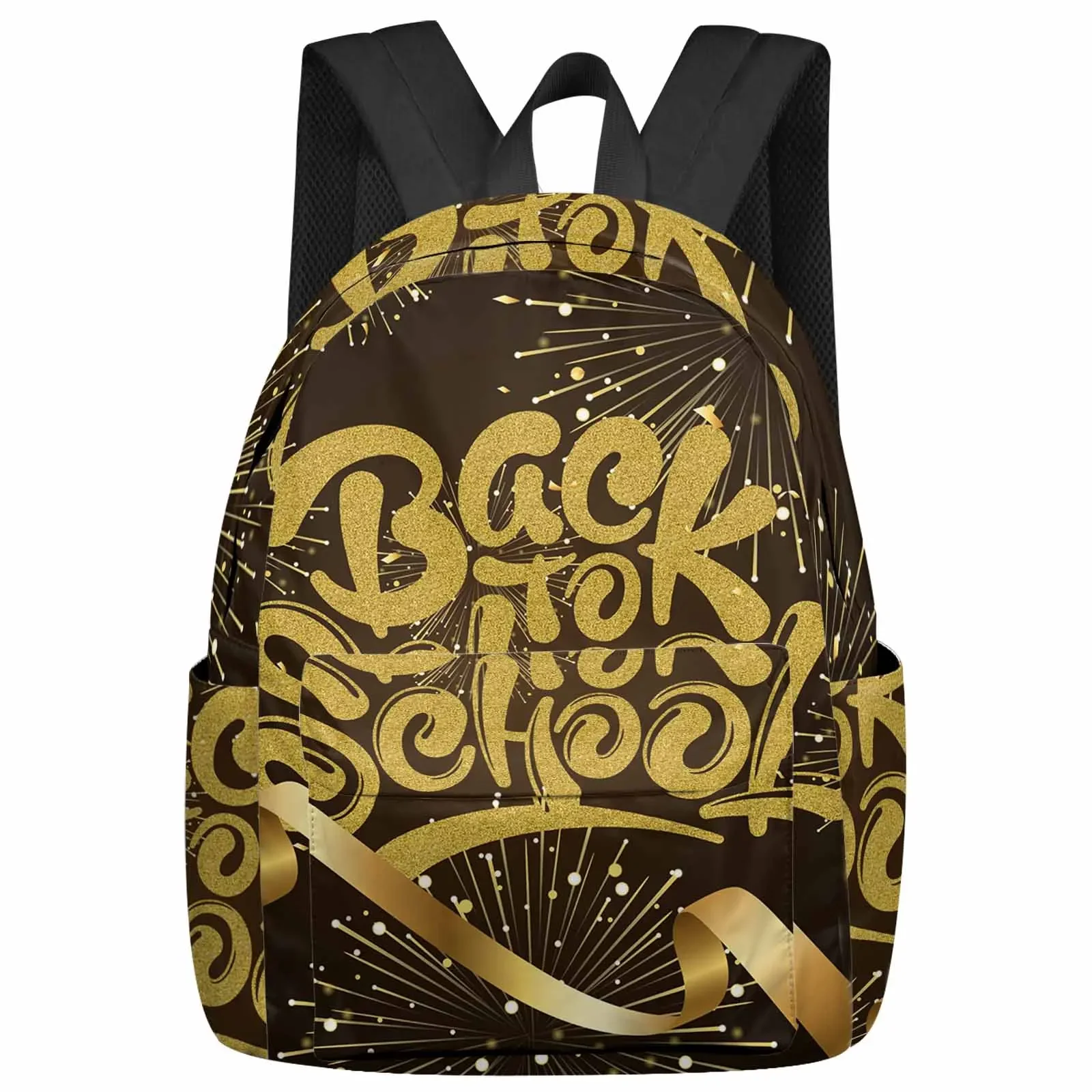 

Modern Back To School Ribbon Backpacks Teenagers Student School Bags Men Women Travel