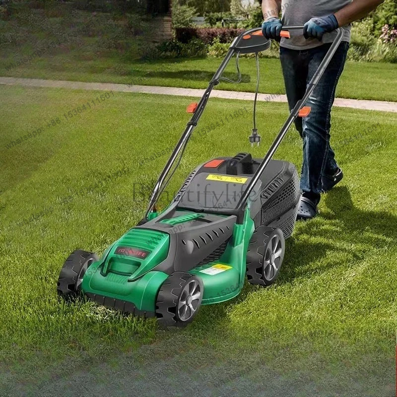 Strong Electric Lawn Mower Hand Push, Electric Home Lawn Mower