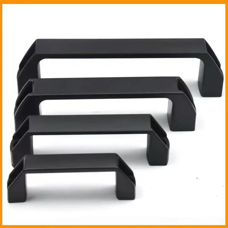 Aluminum Alloy/plastic Square Handle Electrical Cabinet/Furniture Handle Industrial Handle Hole Center Distance 90/120/180mm