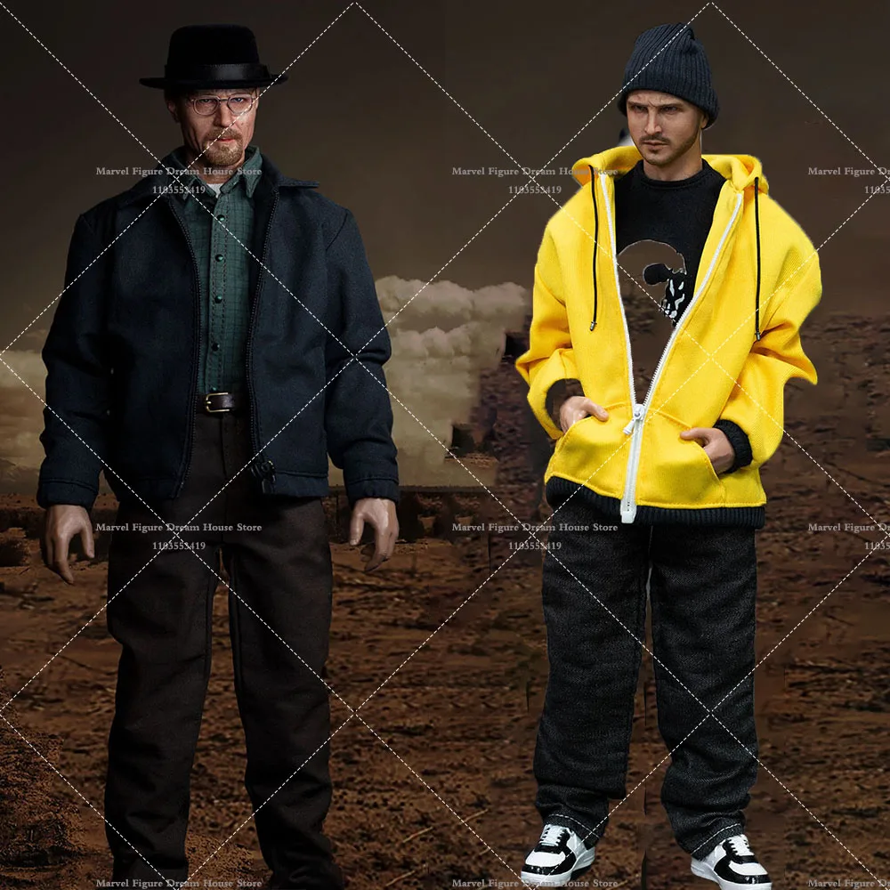 

ZGJKTOYS 1/6 Коллекционная фигурка Deadly Partner Breaking Bad Male JK-003 Old White JK-004 Little White 12 "полный набор фигурок