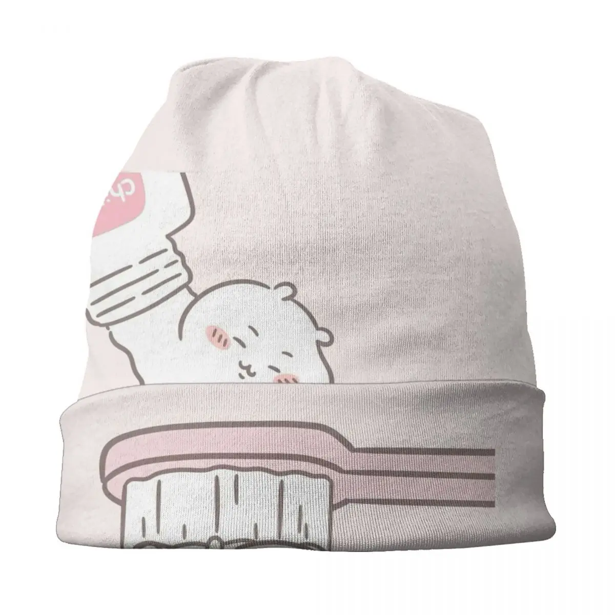 مخصص Chiikawa أنيمي Skullies Beanies قبعات شتاء بارد دافئ الرجال النساء الحياكة قبعة الكبار للجنسين بونيه القبعات