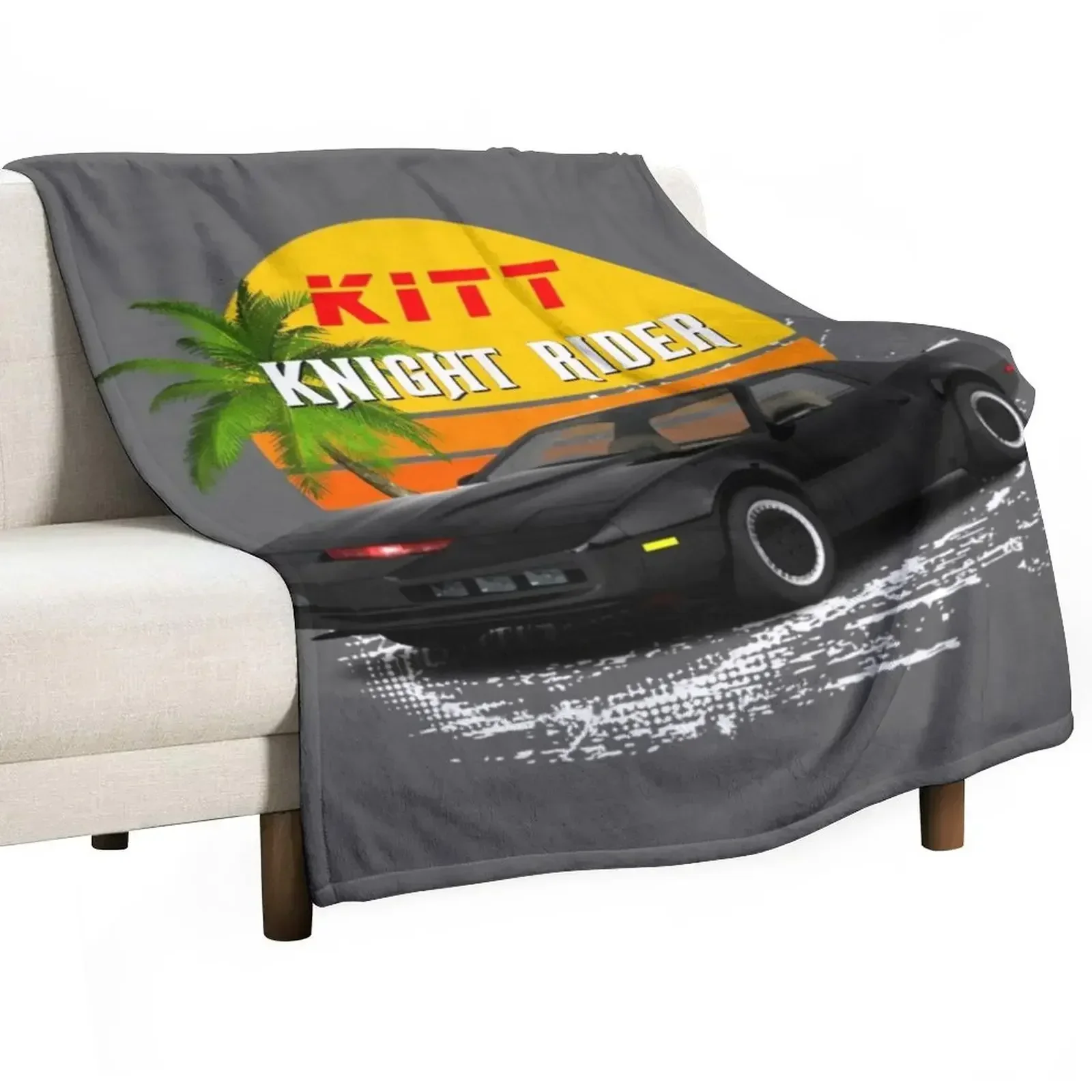 

K2000 knight rider Throw Blanket Large Beautifuls Decorative Sofa Luxury St Blankets