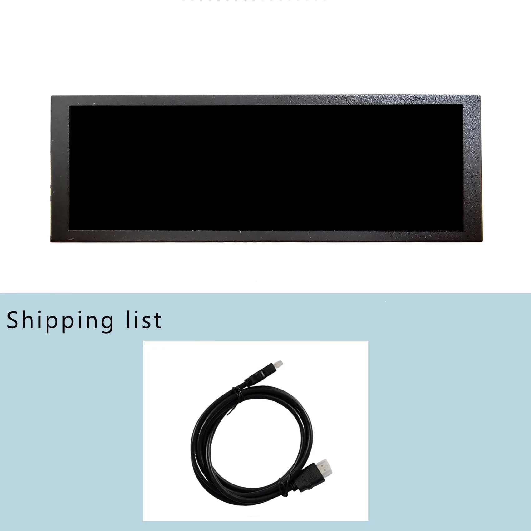 Внешний монитор Vs Display, монитор с растягивающейся панелью, дополнительный экран, 7,84 дюйма, 400X1280, мини-монитор для ПК, процессора, графического процессора, темп-шоу данных