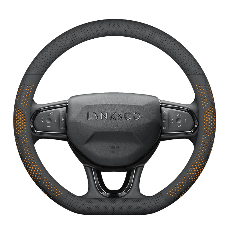 

For LYNK&CO 03 02 01 05 06 EMP 07 08 09 Phev Z10 Z20 Car Steering Wheel Cover Breathable All Season Universal Auto Accessory