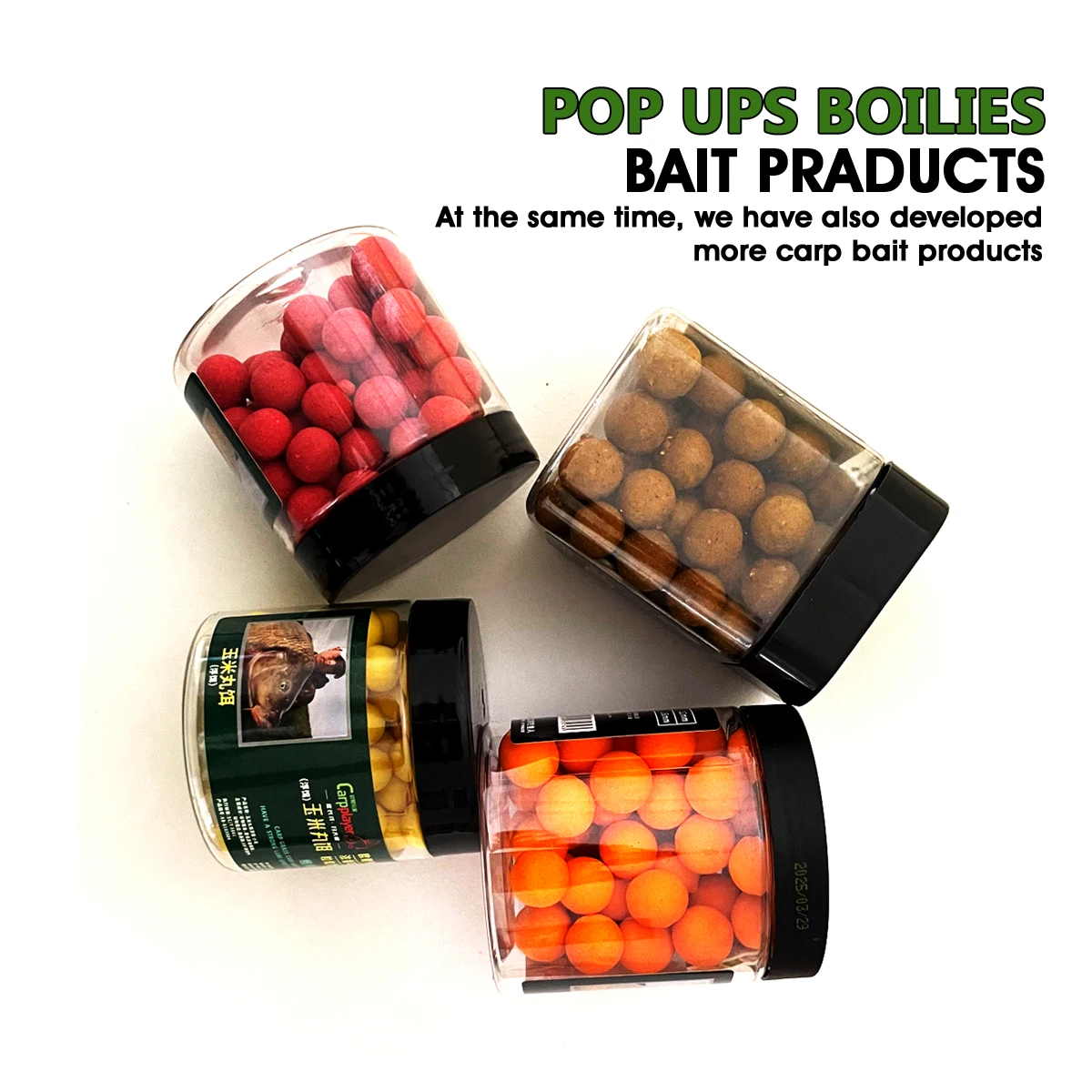 80 Stück 10 mm gelbe Pop-Up-Karpfenköderbälle mit süßem Maisgeschmack | Ideal zum Frühlings-/Sommerangeln | Perfekt für große Karpfen und Wels – Detail 7