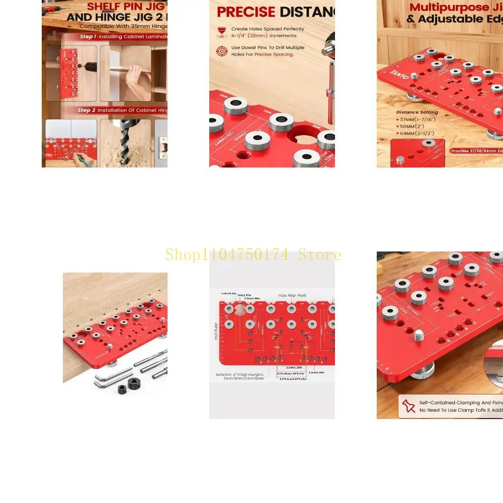 

Professional 1/4Inch Aluminum Drilling Guide Template for Accurate Hole Creation top sale