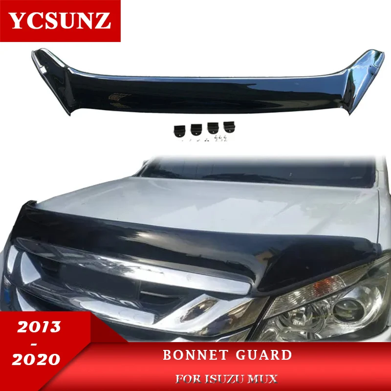 

Bonnet Guards For Isuzu Mux Mu-x 2013 2014 2015 2016 2017 2018 2019 2020 Front Bug Hood Deflector Protector Exterior Parts