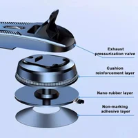 Universal Car Phone Holder Dashboard Mount 360° Rotatable Gravity Phone Holder With Extension Rod Bracket GPS Support For Phone 3