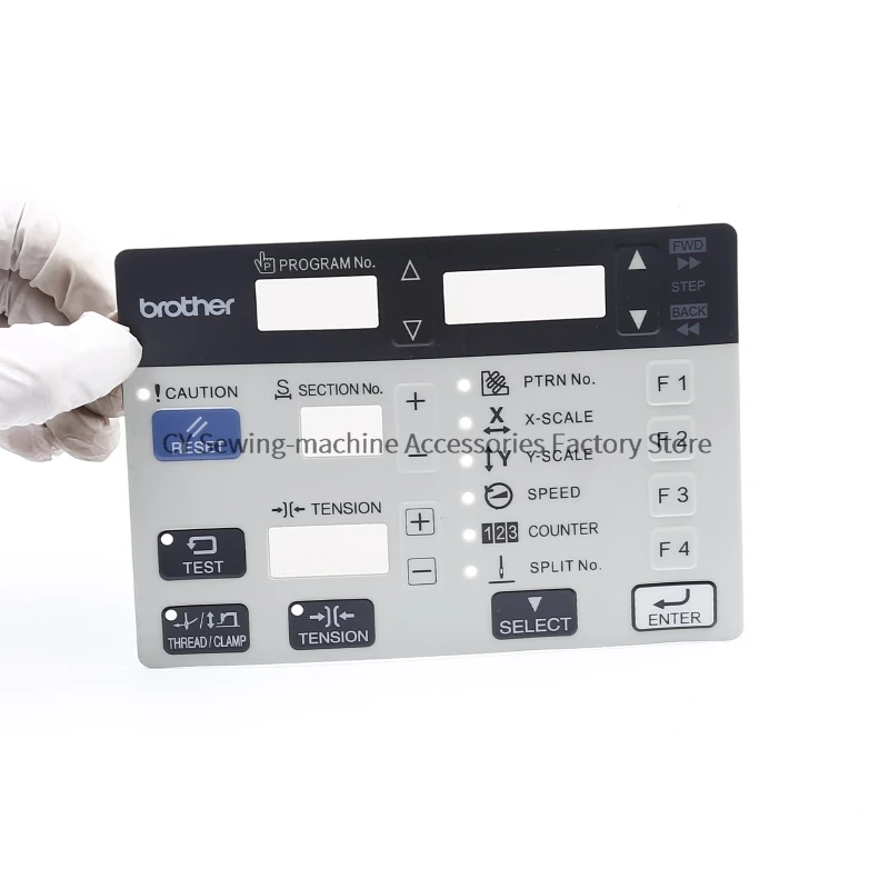 1PCS New Operation Panel Board Sticker Membrane Film Keypad Button Switch Paper for Brother Industrial Sewing Machine