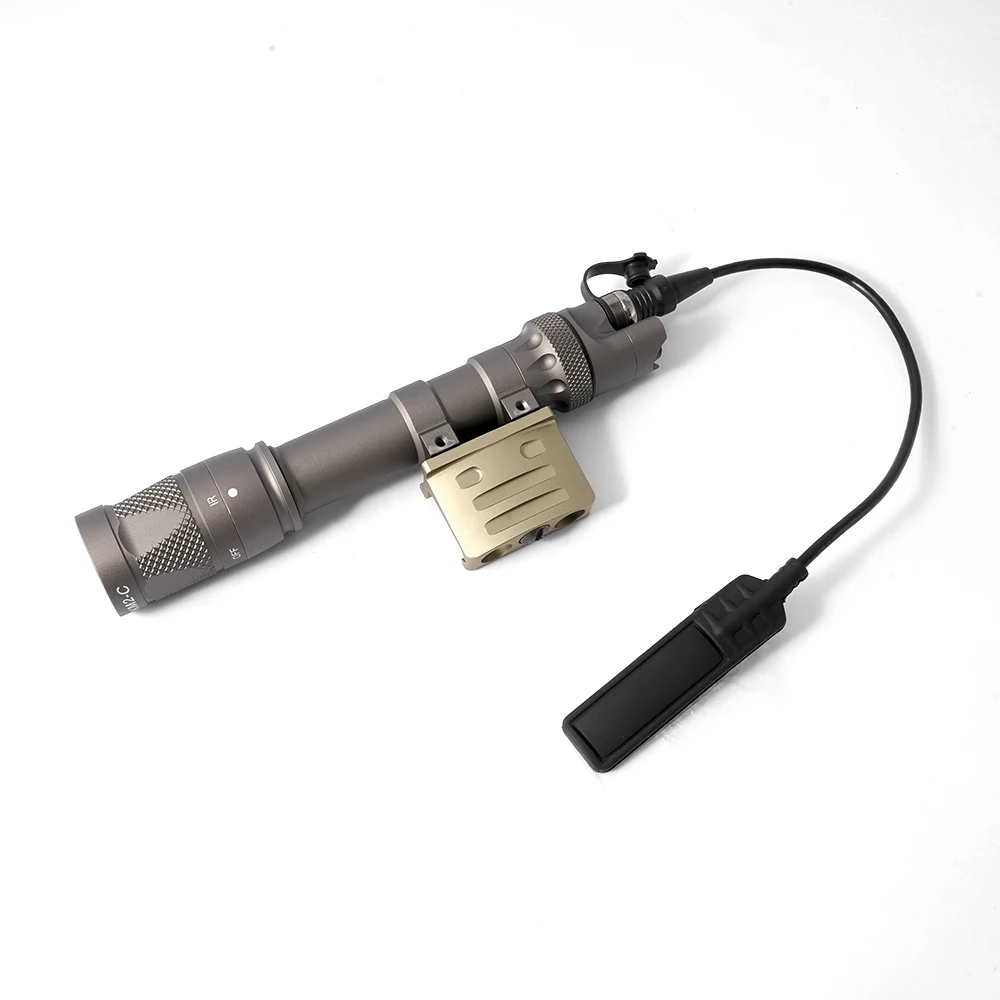 

Tactical M612V Flashlight 6-Vampire Scout Light WeaponLight IR/Strobe & Led White Light With DS07 Switch Assembly & RM45 Mount