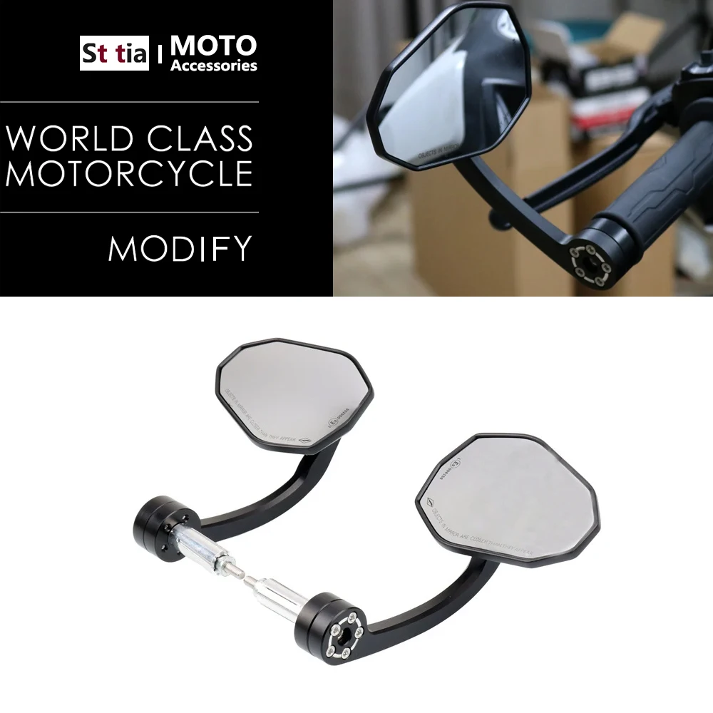 

Universal Motorcycle 7/8" 22mm Handle Bar End Rearview Mirror For DUKE250 DUKE390 DUKE 390 250 125 250 690 790 890 890R 1290