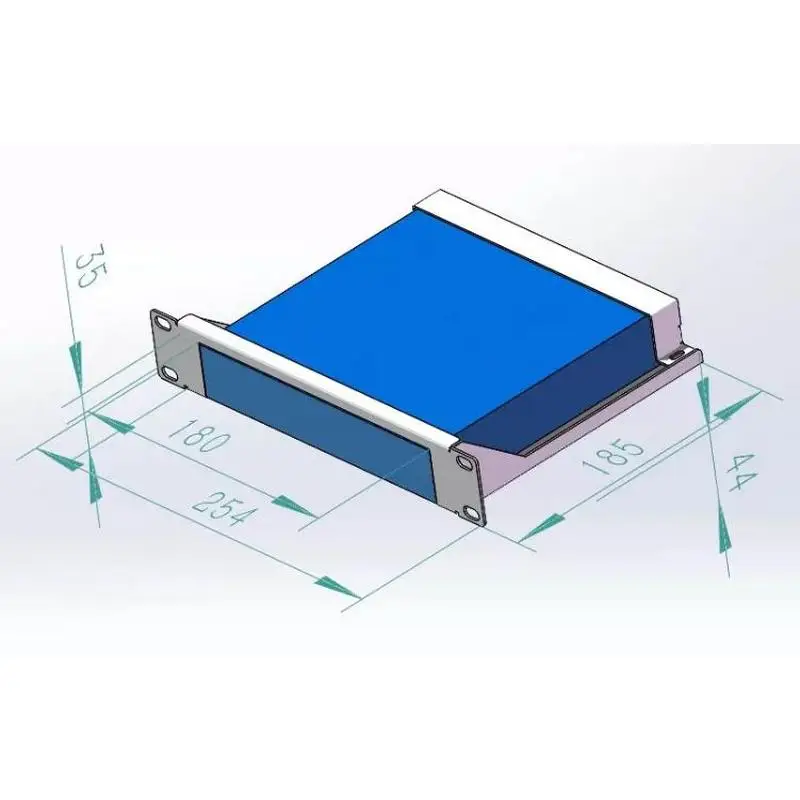Rack Tray For Lenovo (M720q/M920q/M70q/M90q/M80q/M75q) 1U 10Inch Custom Positioning Groove Secure Compact Mini Hosts And Prevent