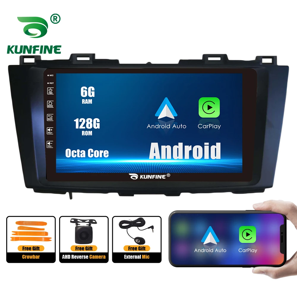 

Автомобильный радиоприемник 2Din Android для MAZDA 5 2013, автомобильная стереосистема, GPS-навигация, видеоплеер Carplay Andrid Auto BT, WIFI, 4G, головное устройство