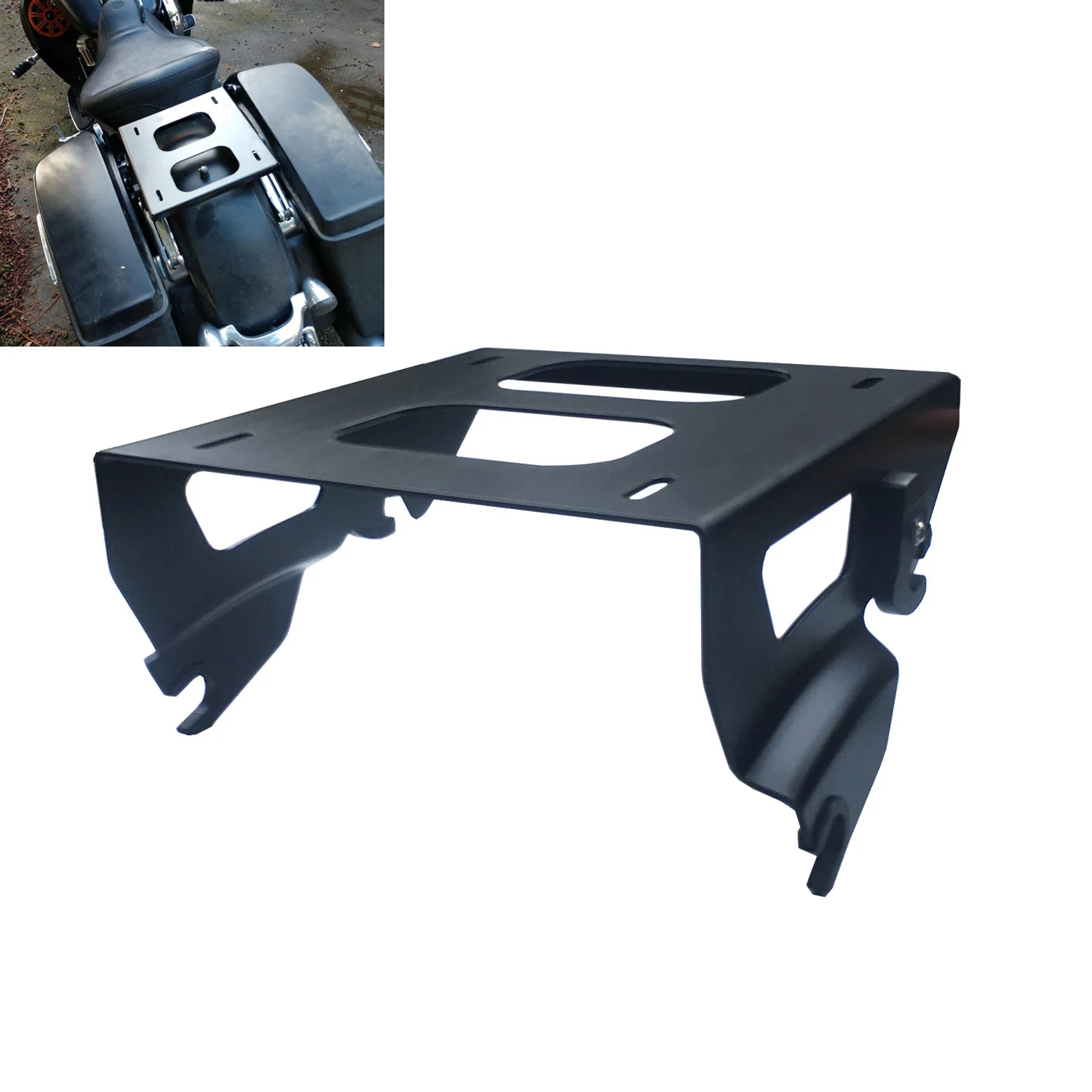 

Solo Luggage Rack For Harley Touring Tour Pack Road Glide FLTR FLHR FLHX 2014-Later