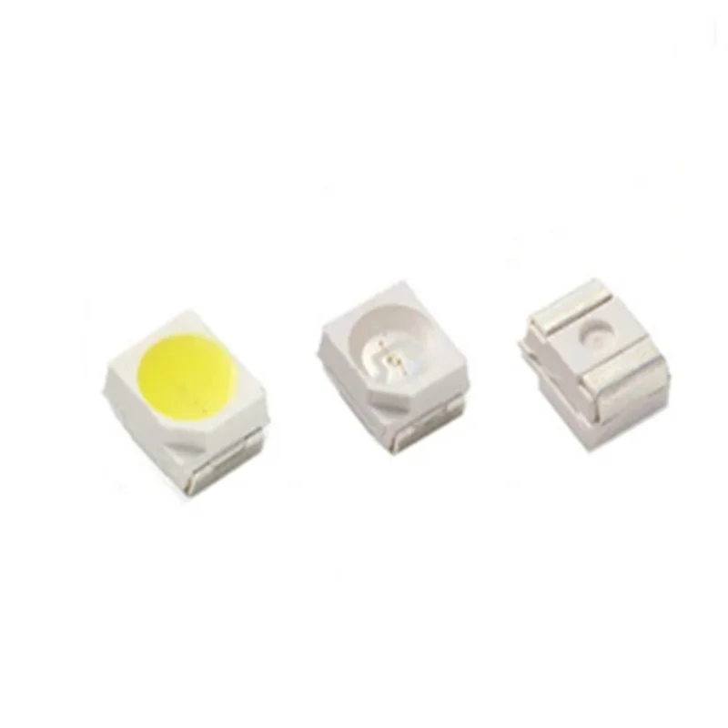 new 100PCS 3528 WHITE 6-7LM SMD LED TRUE WHITE 6000-7000K  NATURAL 4000-5000K / WARM 2800-3200K / COOL 9000-13000K 20mA 2.8-3.0V