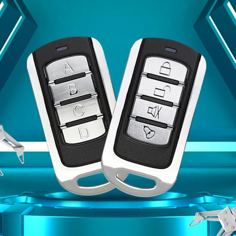 280868 MHz Multifrequency Garage Door Remote Control Universal Gate Opener Clip Compatible & Rolling Code and Fixed Code Systems