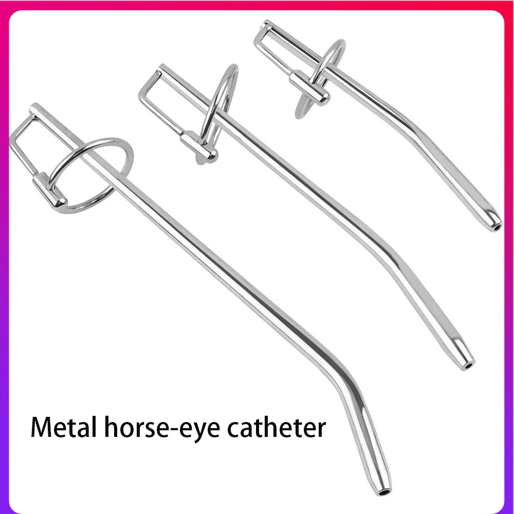 

Stainless Steel Hollow Urethral Plug Penis Plug Urethral Sounding Dilators BDSM Toys Horse Eye Stimulator Urethral Toys for Man