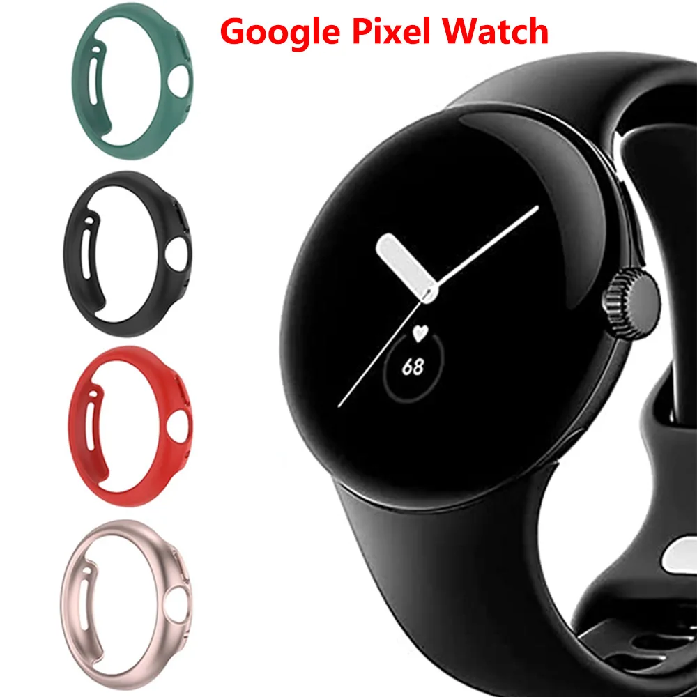 

Чехол для Google Pixel Watch Жесткий ПК Защитный чехол полый корпус бампер для iwatch Google pixelwatch 2022 аксессуары рамка