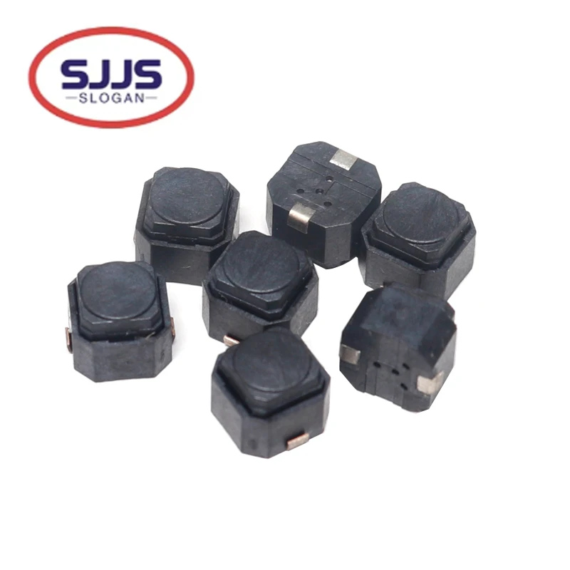 

【50-10 шт.】6*6*5 мм SMD бесшумный кнопочный переключатель микропереключатель тактовый переключатель 6X6X5 мм силиконовые переключатели 6*6*5 мм кнопка автомобиля