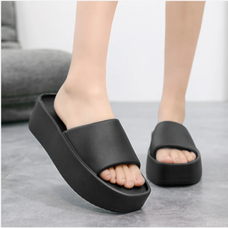 

2026 new women's shoes summer new women's height increasing slippers