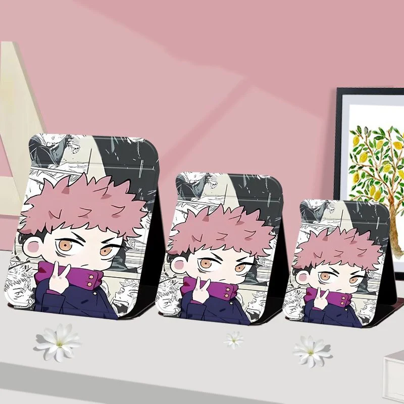 22/17/15cm Jujutsu Kaisen, Folding Single-side Makeup Mirror, Anime Cute,Portable Travel, Mini Light Compact, Rectangular
