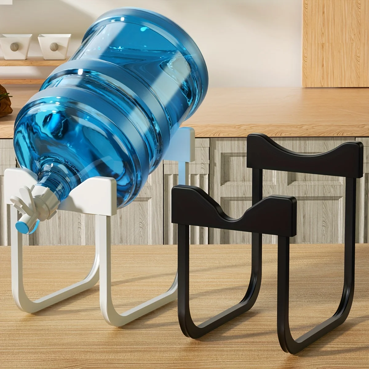 Portable Water Bottle Stand Rack Desktop Inverted Water Dispenser Bracket Home Kitchens Accessories Household Items