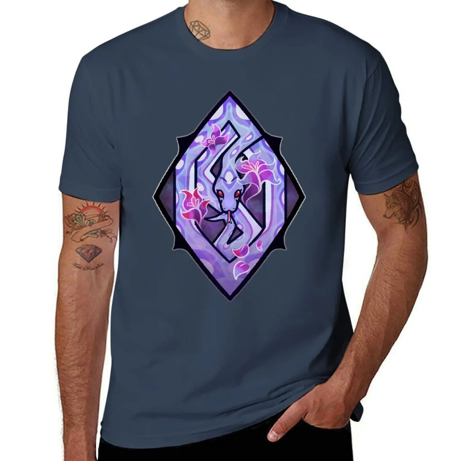 تي شيرت Floral Faust تي شيرت للرجال جرافيك مضحك تي شيرت للرجال 100 بالمائة قطن تي شيرت