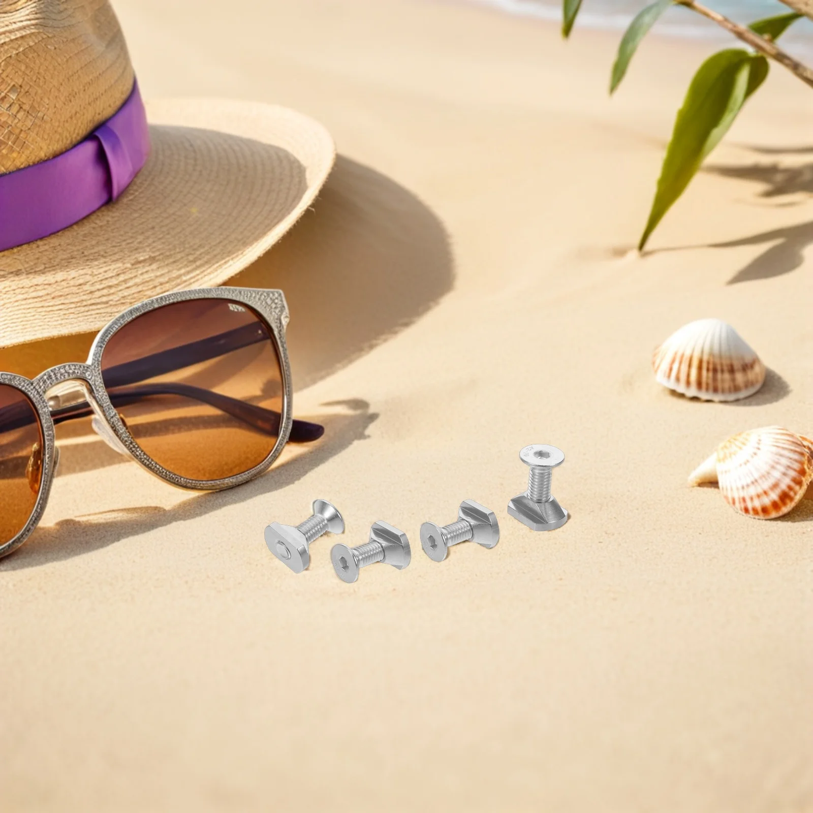 

4pcs M6 Hydrofoil T-Nuts Stainless Steel Sliding Nuts For Surfboard Foil Tracks Wing Foil Board Mounting Hardware Kit