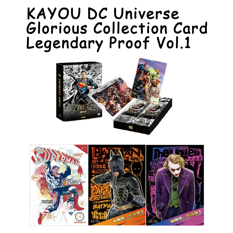 kayou-dc-universe-glory-collection-cards-vol1-vollegend-certificate-batman-superman-wonder-woman-trading-card-collectible-gift
