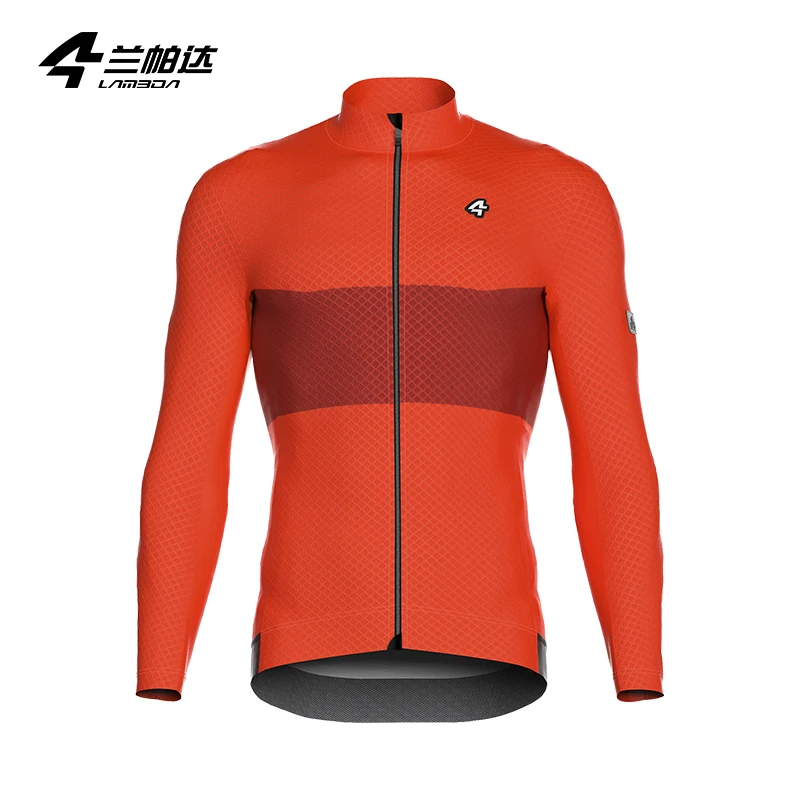 Lameda Cycling Clothes For Men Three Layers Of Windproof Cycling Jackets 5-10 ° C Autumn Winter Fleece Warm Men's Top Bike Coat