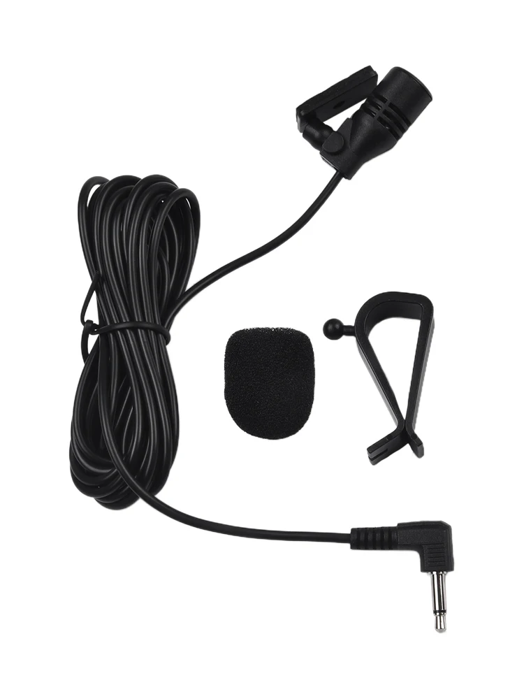 External Stereo Microphone with 3 5mm for Car Radio Cell Phone Laptop Providing Clear and Stable Voice Transmission