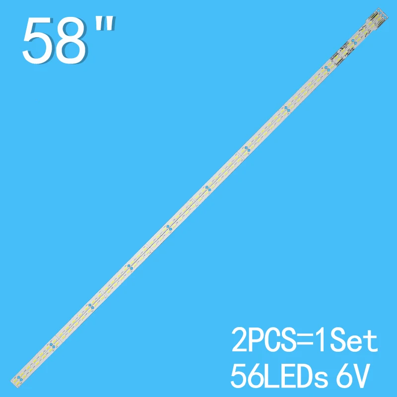 LED TV backlight strip For 6202B000A0200 6202B0009Z300  V580DJ2-KS5  L58E6800A-UD 58E6200 LED58K700U LED58T60U E150504  E117098