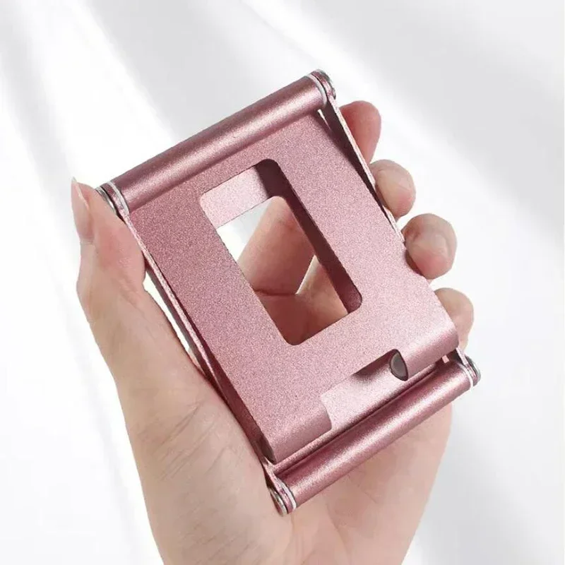 범용 조절식 휴대폰 거치대 - 스마트폰 및 태블릿용 접이식 데스크탑 홀더