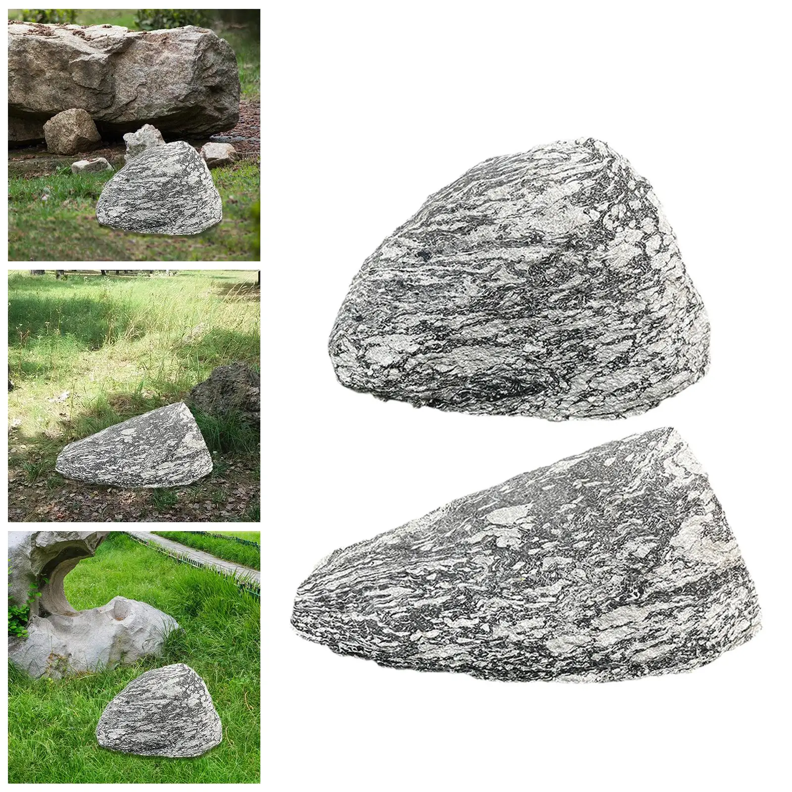 

Artificial Landscape Rock Versatile Props Portable Creative Decoration for Supermarkets Yard Offices Commercial Streets Garden