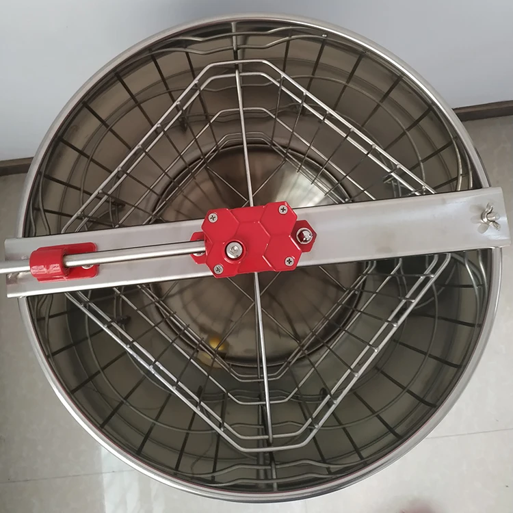 Hot Sale 4 Frames Manual Honey Extractor Centrifuge Machine for Beekeeping and Honey Processing